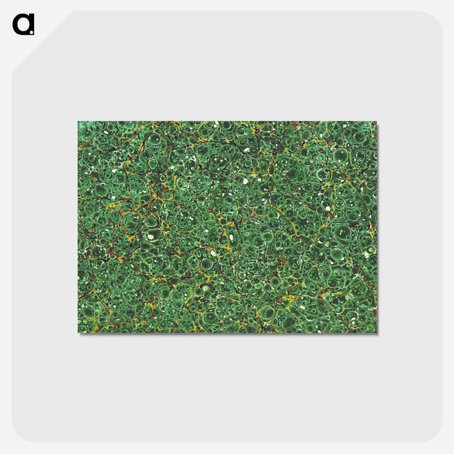 アートポストカード-Abstract Green Pattern
 - 大英図書館 Postcard.