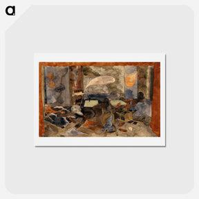 アートポストカード-The Death of Countess Geschwitz - チャールズ デムス Postcard.