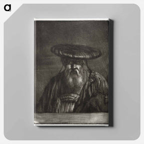 アートパネル-Old Man with a Flat Cap
 - コルネリス プロース ファン アムステル Canvas.