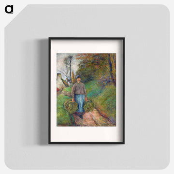 Peasant Woman Carrying Two Bundles of Hay
 - ダラス美術館 Poster.