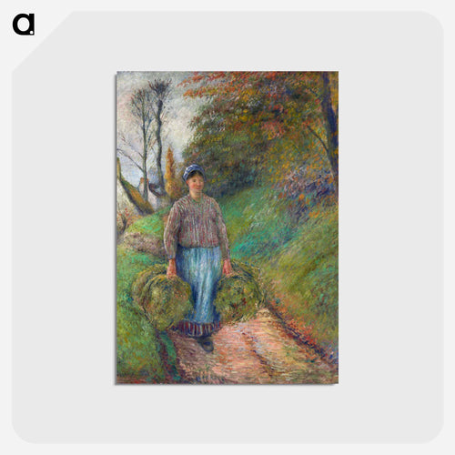 Peasant Woman Carrying Two Bundles of Hay
 - ダラス美術館 Postcard.