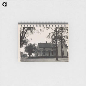 アートメモ帳-White Clapboard House, Nebraska - ドロテア ラング Memo.