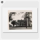 White Clapboard House, Nebraska - Dorothea Lange Poster.