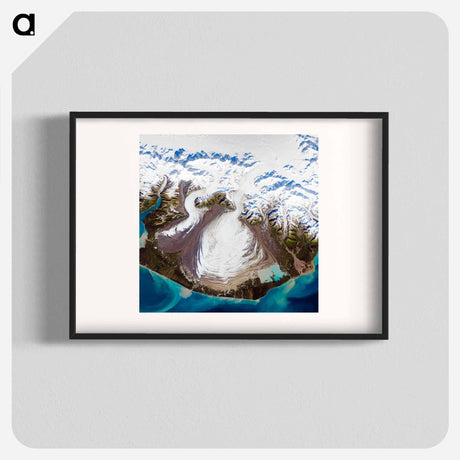 アートポスター-Malaspina Glacier, Alaska
 - 上空からの地球 Poster.