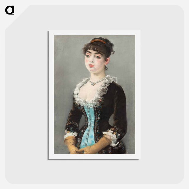 アートポストカード-Madame Michel–Lévy - エドゥアール マネ Postcard.
