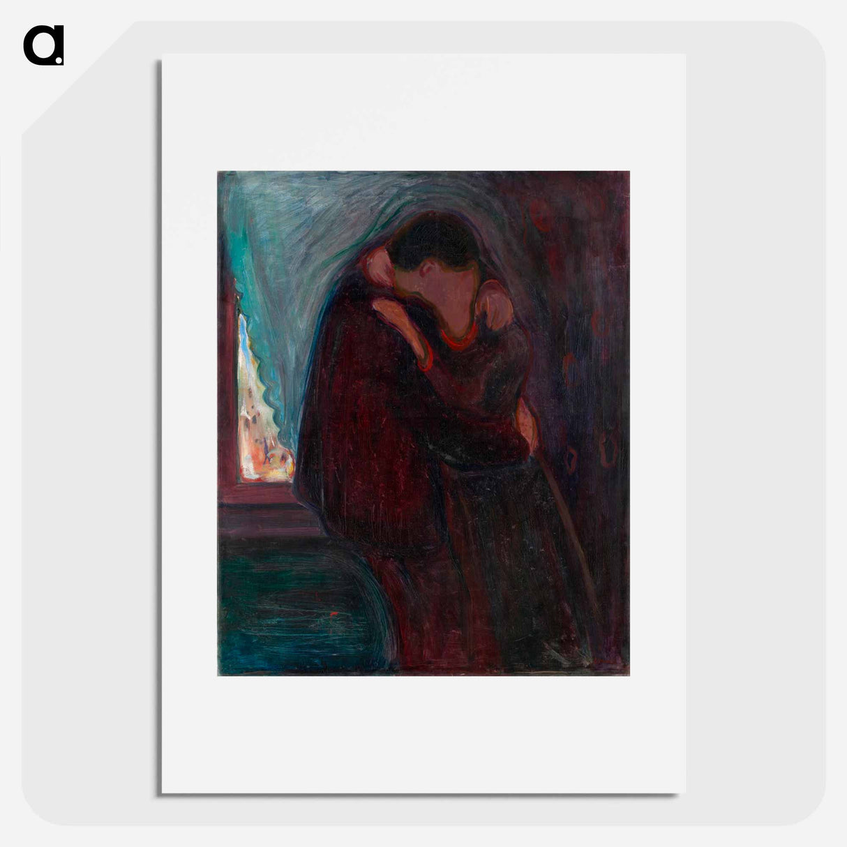 The Kiss - Edvard Munch Poster.