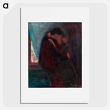 The Kiss - Edvard Munch Poster.