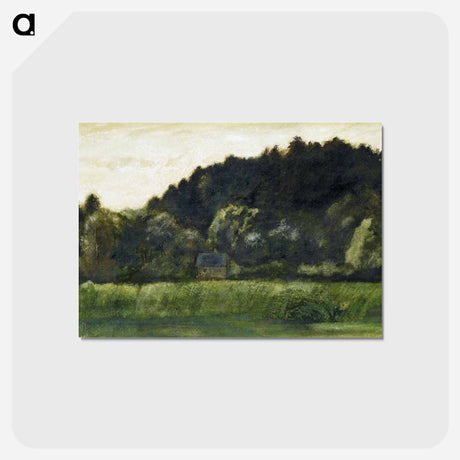 アートポストカード-Landscape - Study - エドワード バーン ジョーンズ Postcard.