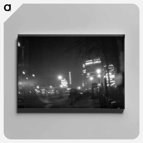 London street scene - エリック リー ジョンソン Canvas.