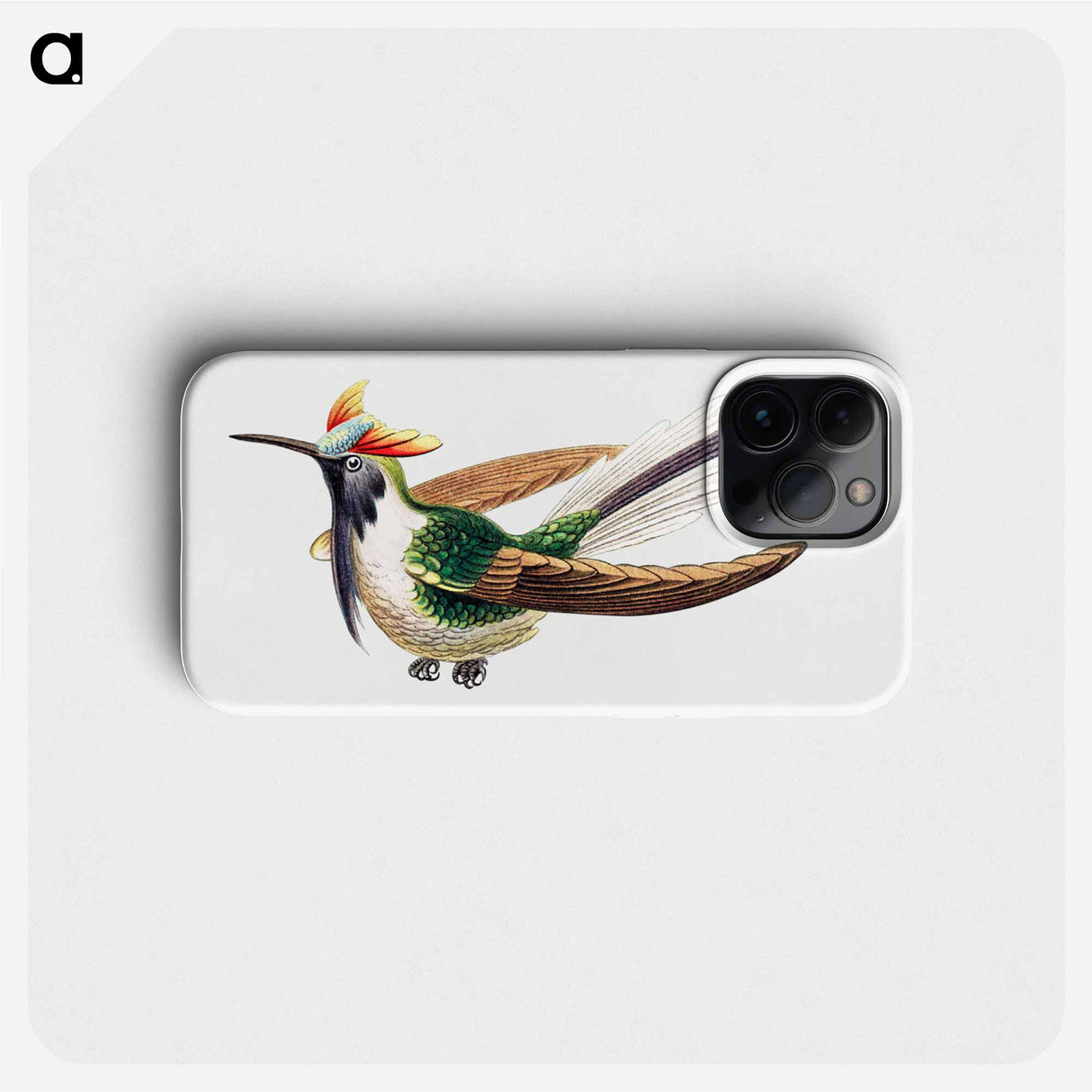 Colorful vintage hummingbird illustration - エルンスト ヘッケル Phone Case.