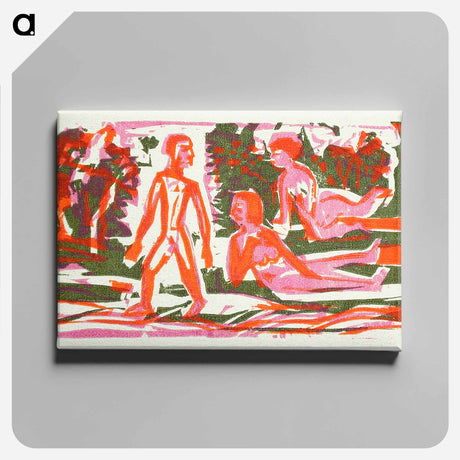 アートパネル-The woodcuts - エルンスト ルートヴィヒ キルヒナー Canvas.