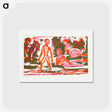 アートポストカード-The woodcuts - エルンスト ルートヴィヒ キルヒナー Postcard.