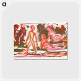 アートポストカード-The woodcuts - エルンスト ルートヴィヒ キルヒナー Postcard.