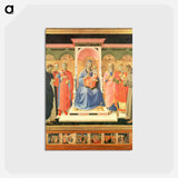 アートポストカード-Annalena Altarpiece - フラ アンジェリコ Postcard.