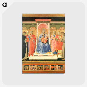アートポストカード-Annalena Altarpiece - フラ アンジェリコ Postcard.