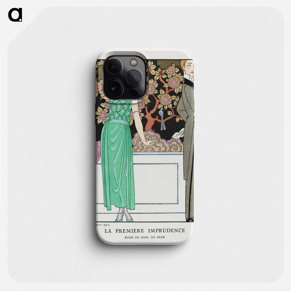 La premiere imprudence: Robe du soir - ジョージ バービエ Phone Case.