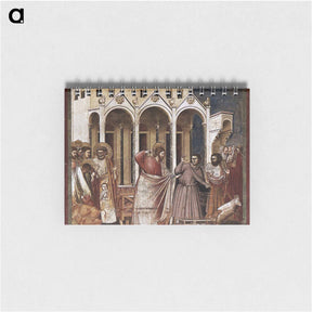 アートメモ帳-Expulsion of the Money-changers - ジョット ディ ボンドーネ Memo.