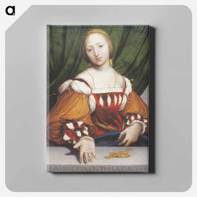 アートパネル-Lais Corinthiaca - ハンス ホルバイン Canvas.