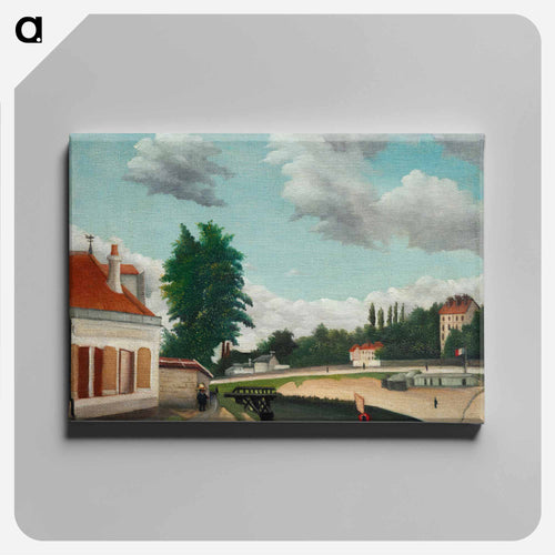 Outskirts of Paris - Henri Rousseau Canvas.