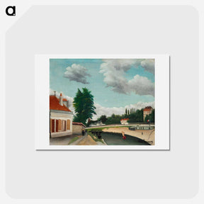 アートポストカード-Outskirts of Paris - アンリ ルソー Postcard.