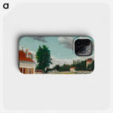 Outskirts of Paris - アンリ ルソー Phone Case.