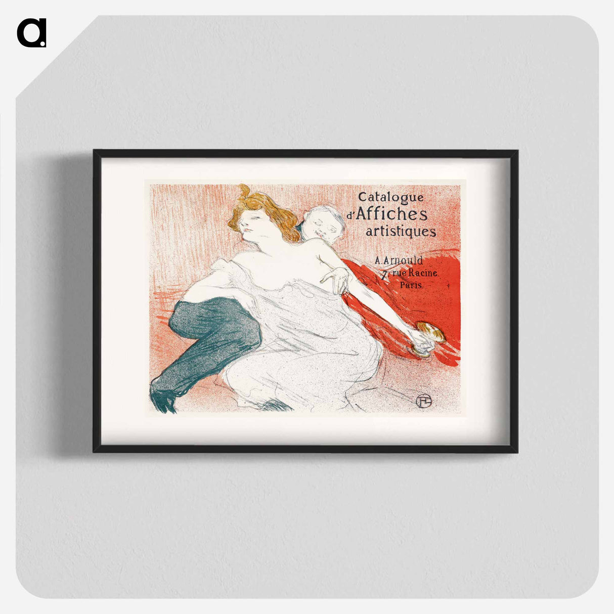 The Debaucher - Henri de Toulouse-Lautrec Poster.