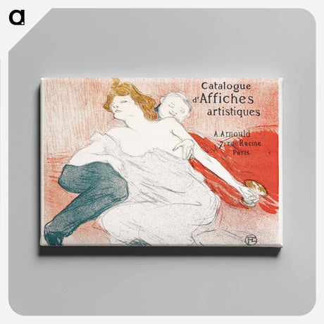 アートパネル-The Debaucher - アンリ ド トゥールーズ ロートレック Canvas.