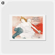 アートポストカード-The Debaucher - アンリ ド トゥールーズ ロートレック Postcard.