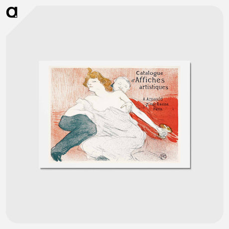 アートポストカード-The Debaucher - アンリ ド トゥールーズ ロートレック Postcard.
