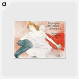 アートポストカード-The Debaucher - アンリ ド トゥールーズ ロートレック Postcard.