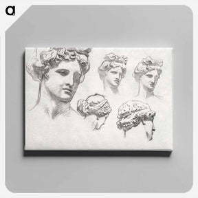 アートパネル-Studies for "Apollo and the Muses" - ジョン シンガー サージェント Canvas.