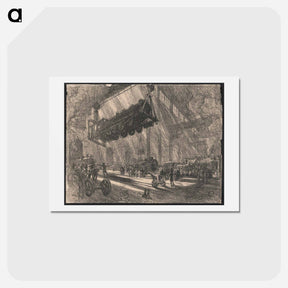 アートポストカード-The Flying Locomotive
 - ジョセフ ペネル Postcard.