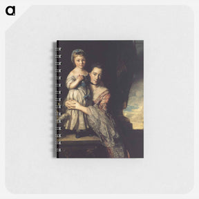 アートメモ帳-Georgiana, Countess Spencer, and Her Daughter - ジョシュア レノルズ Memo.