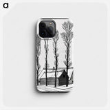 Winter - Julie de Graag Phone Case.