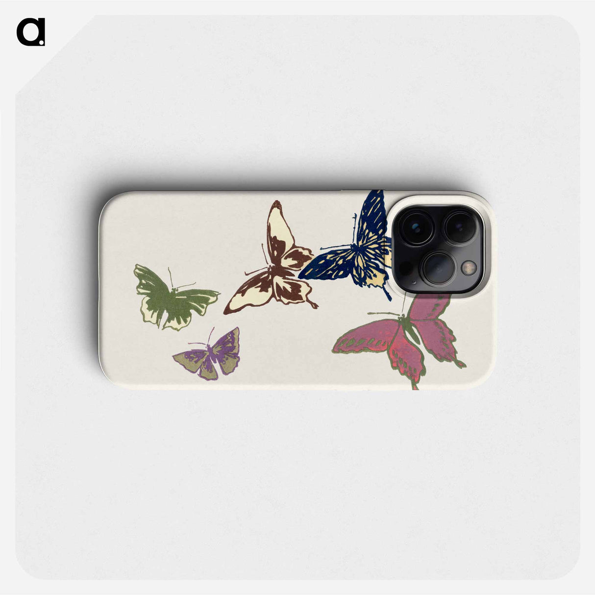 Vintage butterfly - Kamisaka Yukika Phone Case.