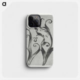 Delphinium - Karl Blossfeldt Phone Case.