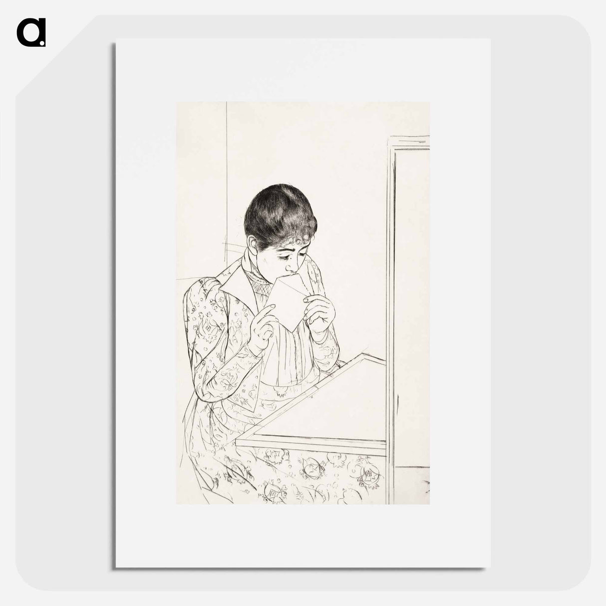 The Letter - Mary Cassatt Poster.