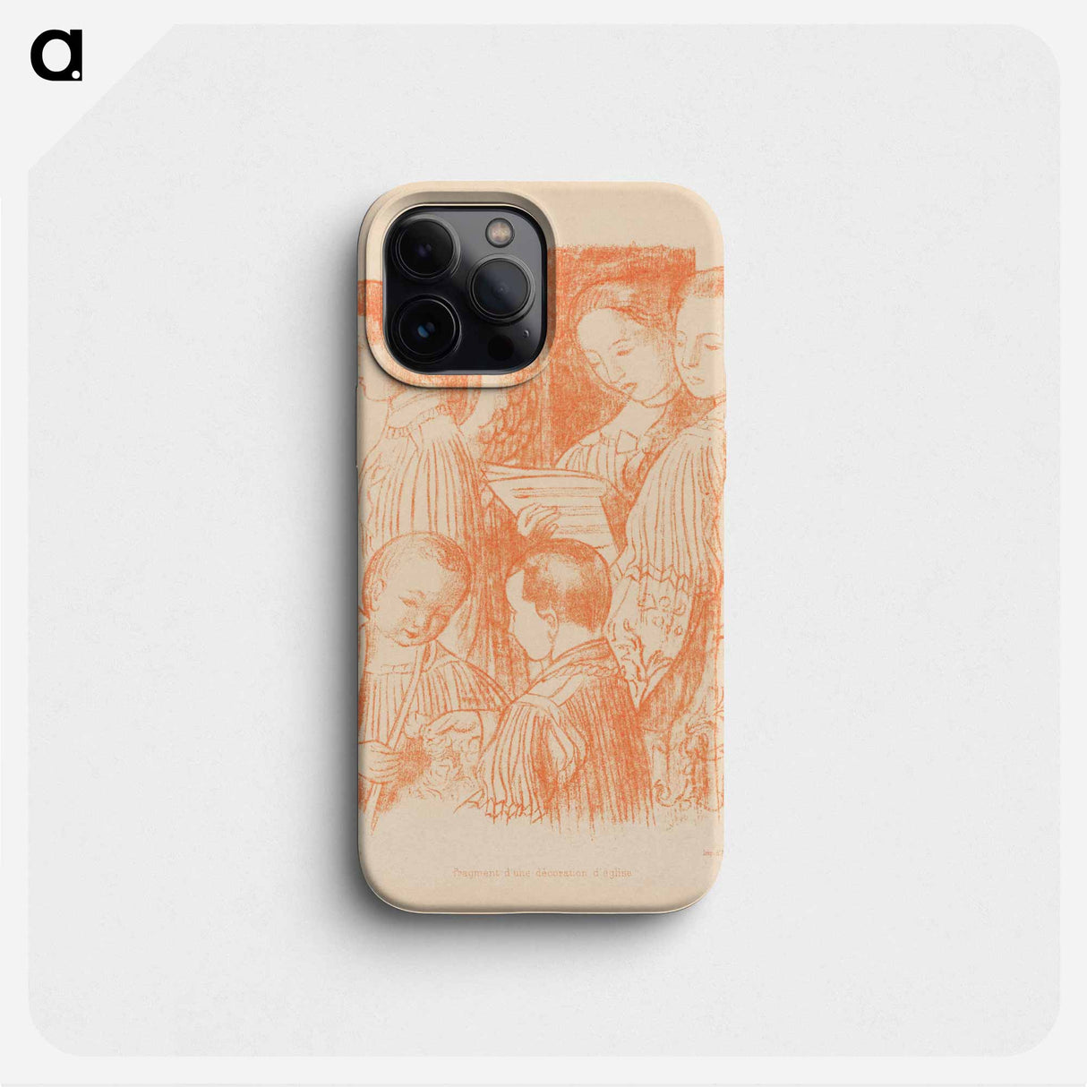 Three singing angels and two choir boys during Holy Mass - Maurice Denis Phone Case.