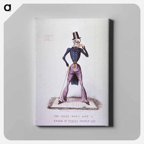 アートパネル-Death Standing on a Tombstone
 - 国立医学図書館 Canvas.