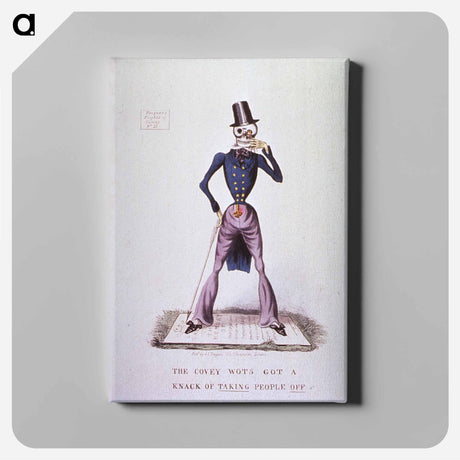 アートパネル-Death Standing on a Tombstone
 - 国立医学図書館 Canvas.