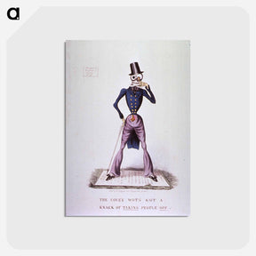 アートポストカード-Death Standing on a Tombstone
 - 国立医学図書館 Postcard.