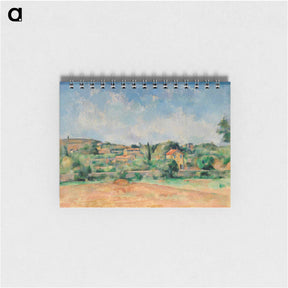 アートメモ帳-The Bellevue Plain, also called The Red Earth - ポール セザンヌ Memo.