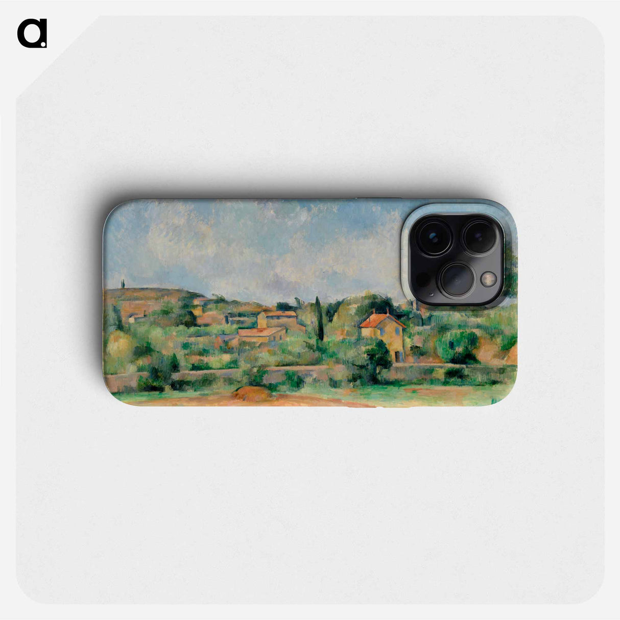 The Bellevue Plain, also called The Red Earth - ポール セザンヌ Phone Case.