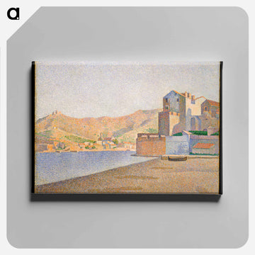 The Town Beach, Collioure, Opus 165 - ポール シニャック Canvas.