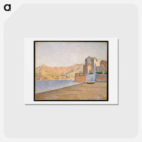 アートポストカード-The Town Beach, Collioure, Opus 165 - ポール シニャック Postcard.