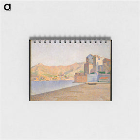 アートメモ帳-The Town Beach, Collioure, Opus 165 - ポール シニャック Memo.