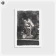 アートポストカード-Woman in Bathtub
 - ピエール ボナール Postcard.