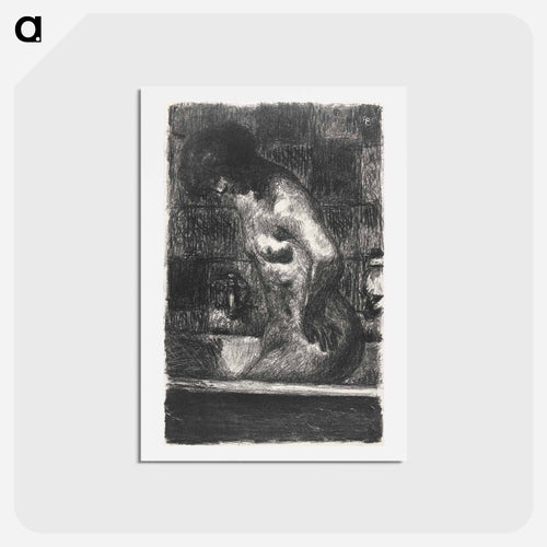 Woman in Bathtub
 - ピエール ボナール Postcard.