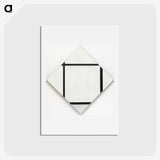 1-54_Piet-Mondrian_hagaki
