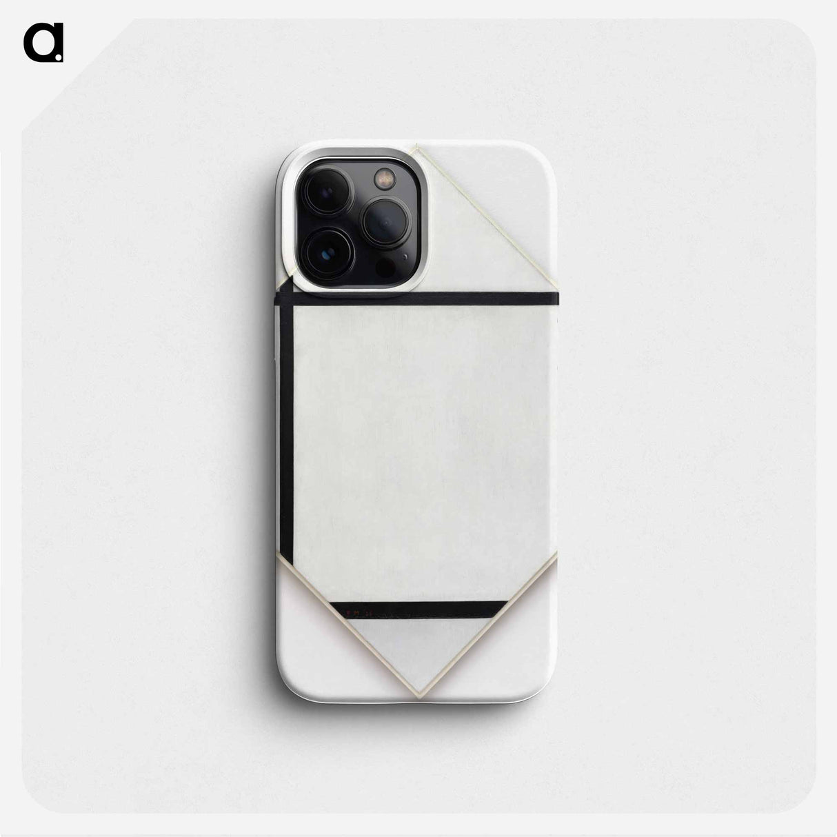 Tableau I: Lozenge with Four Lines and Gray - Piet Mondrian Phone Case.